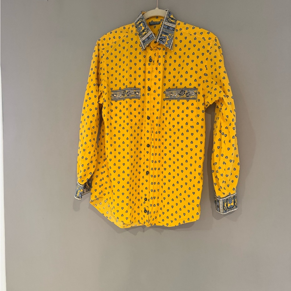 Vintage French Valdrome Provençal shirt